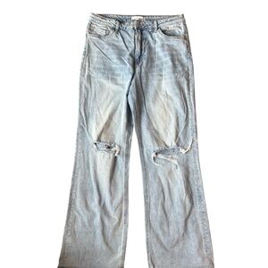 Vervet Jeans Women’s Size 31 Baggy Straight Leg Light Wash